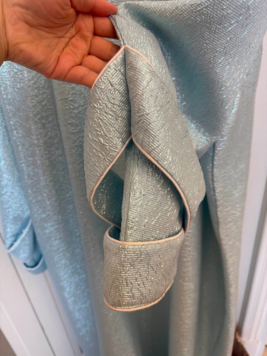 Blue abaya thumbnail 3