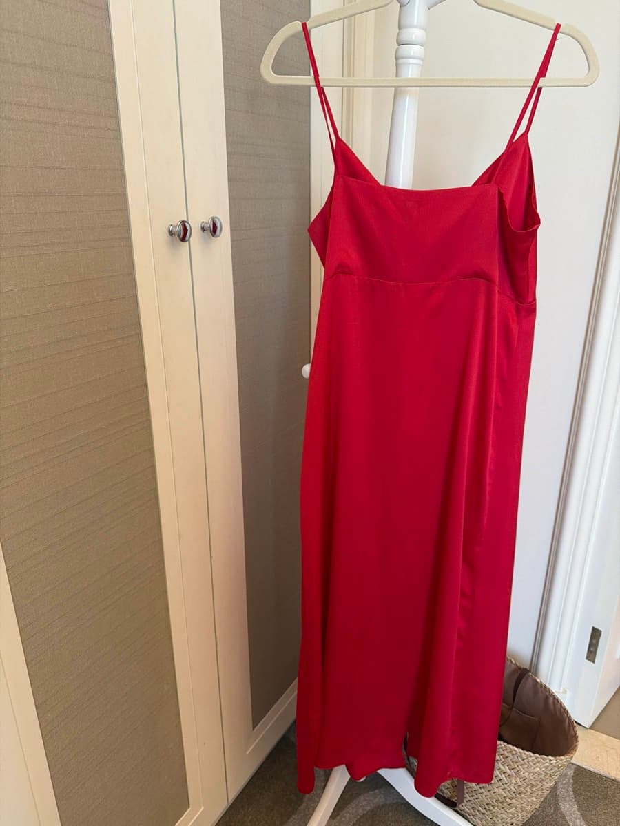 light red dress thumbnail 2