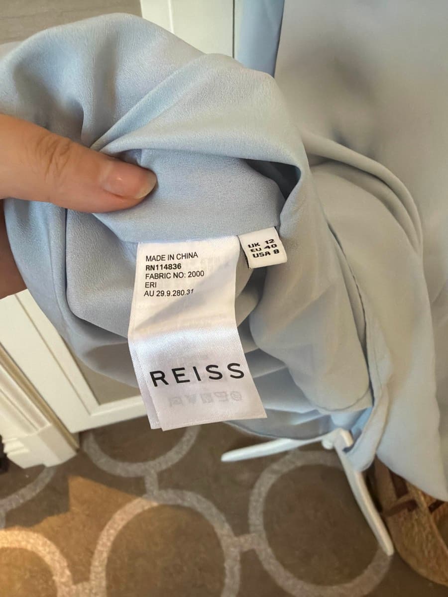 Reiss blue dress thumbnail 3
