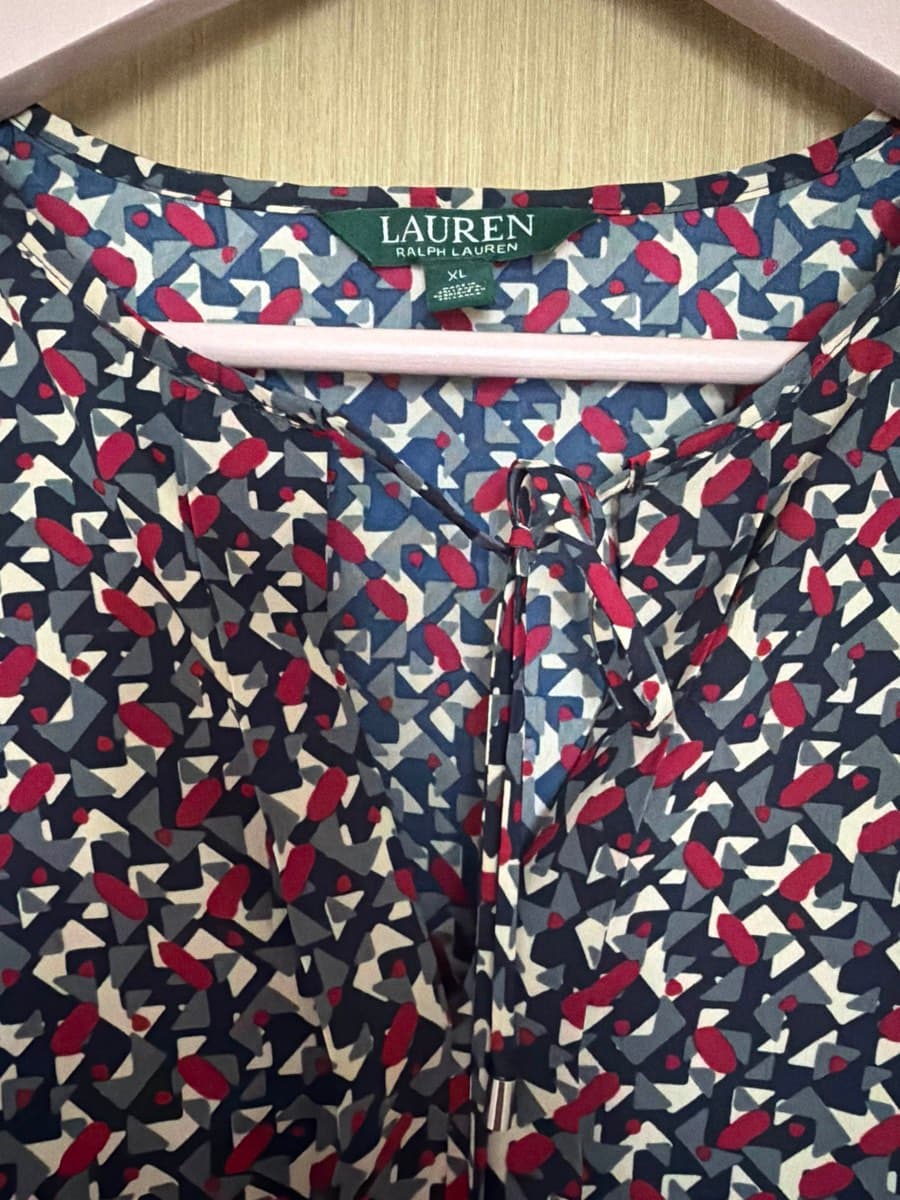Lauren Patterned Ruffled Blouse thumbnail 2