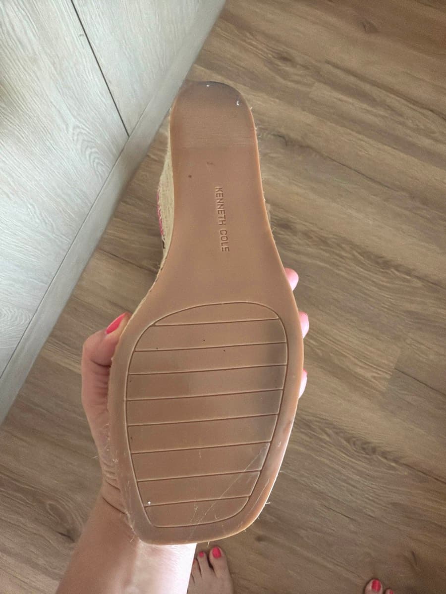 Kenneth Cole Pink Espadrille Wedges thumbnail 3