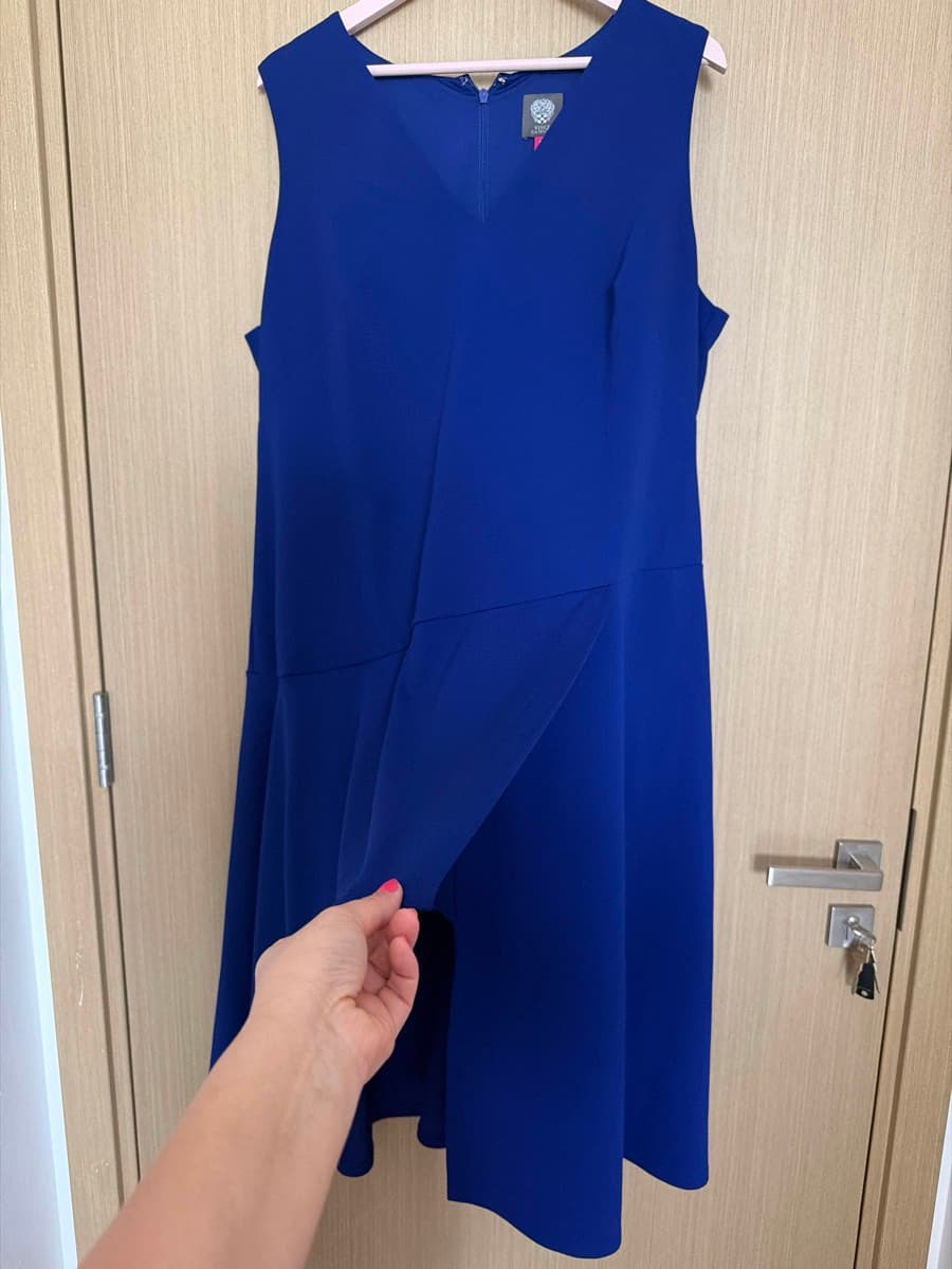 Vince Camuto Blue Asymmetrical Dress thumbnail 3