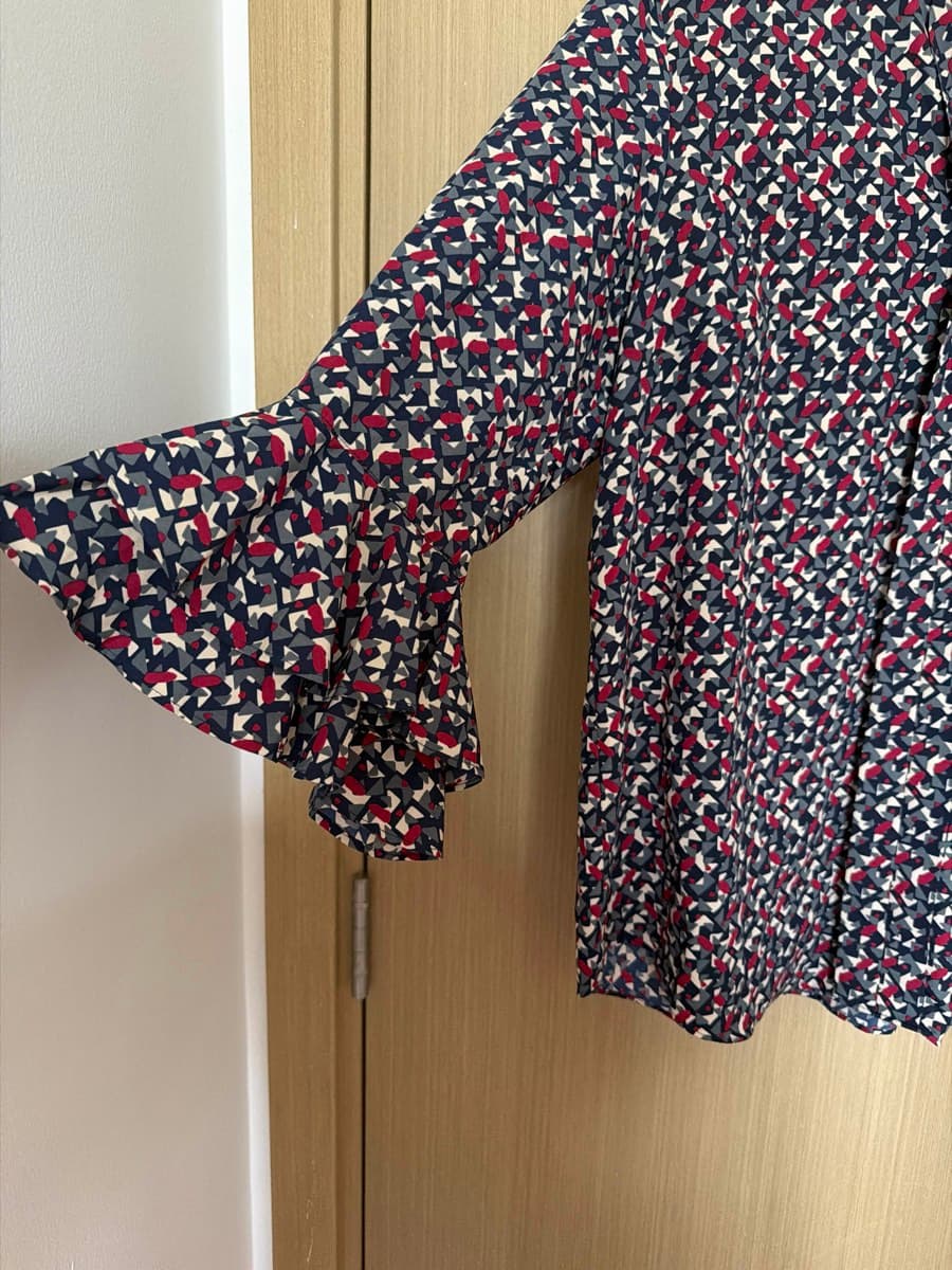 Lauren Patterned Ruffled Blouse thumbnail 3