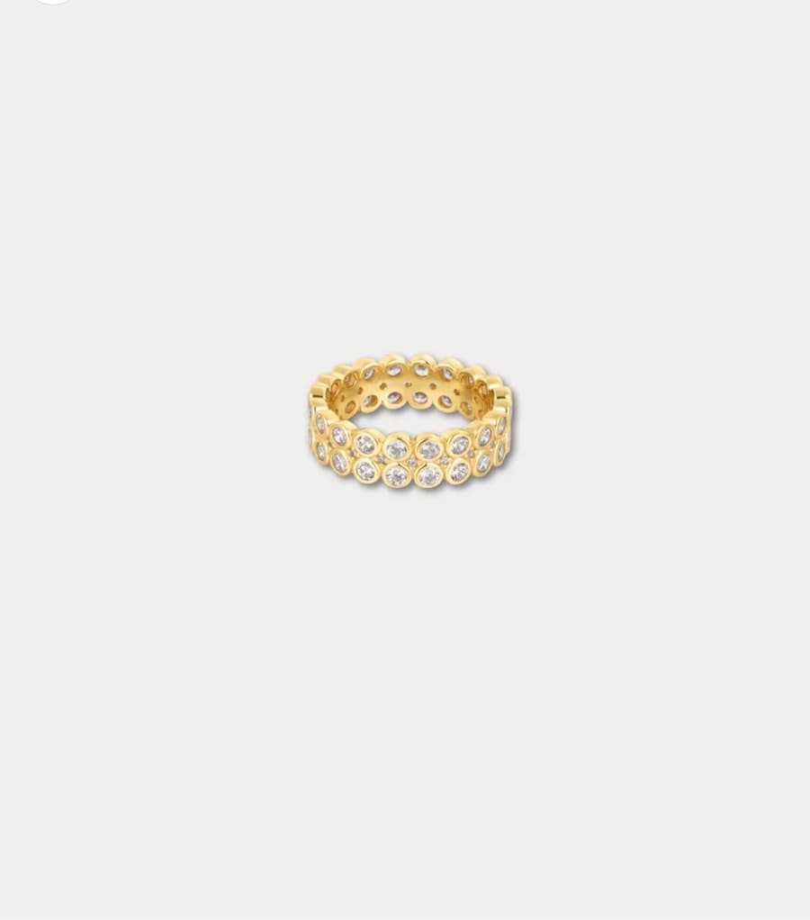 Ophèlis Eternity Ring in S925 plated in gold 18kt - image 1