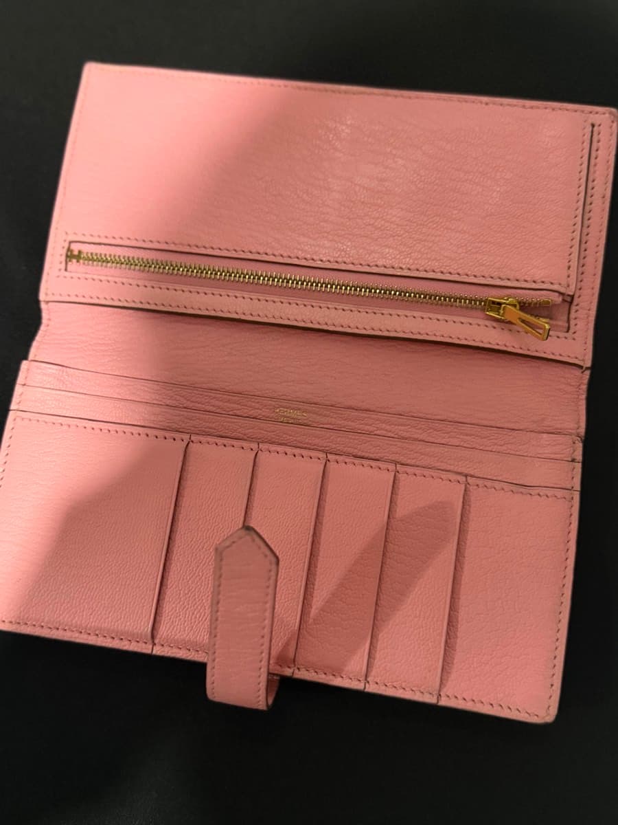 Hermès Béarn Wallet Pink thumbnail 3