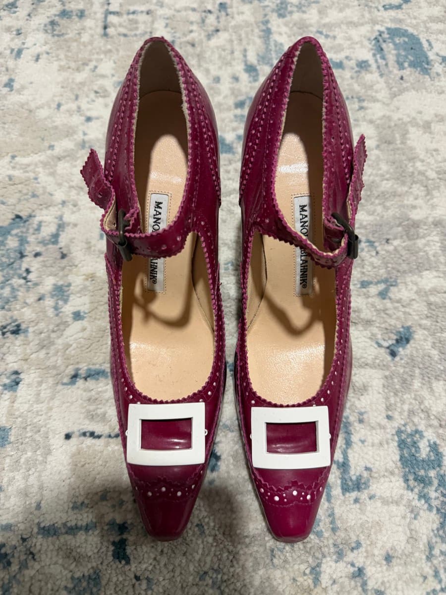 Manolo Blahnik Mary Jane Pumps thumbnail 2