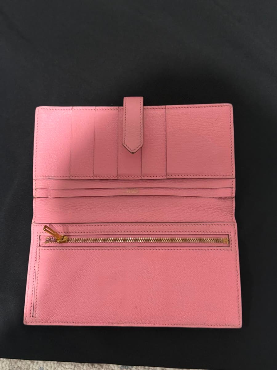 Hermès Béarn Wallet Pink thumbnail 2