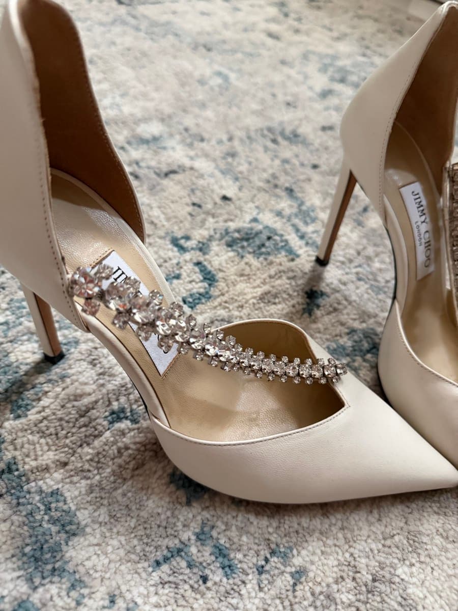 Jimmy Choo Crystal Embellished Pumps thumbnail 2