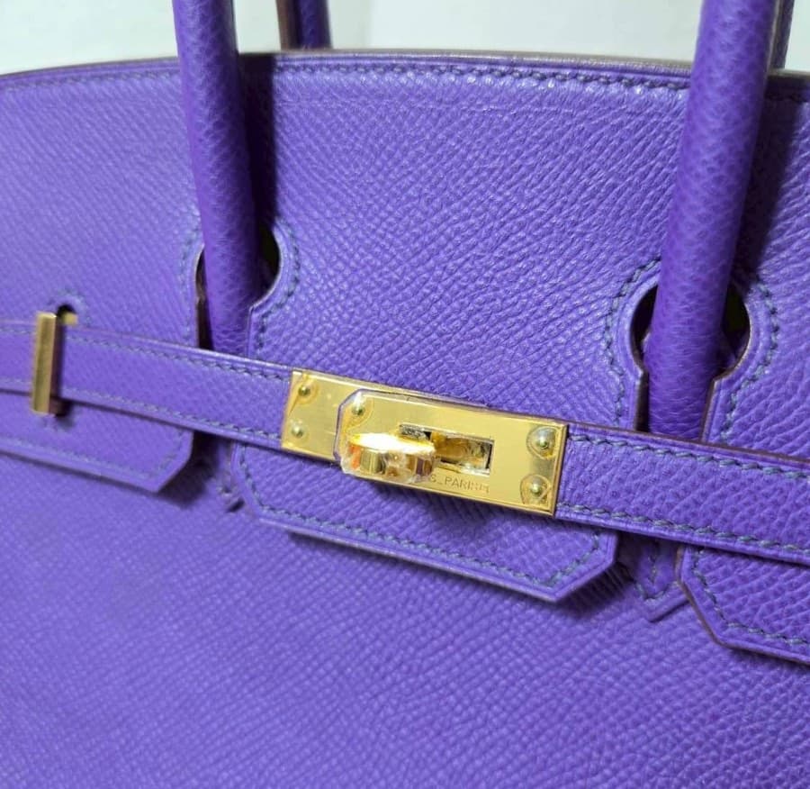 Like new Birkin 25 Crocus color Epsom GHW Stamp P thumbnail 8