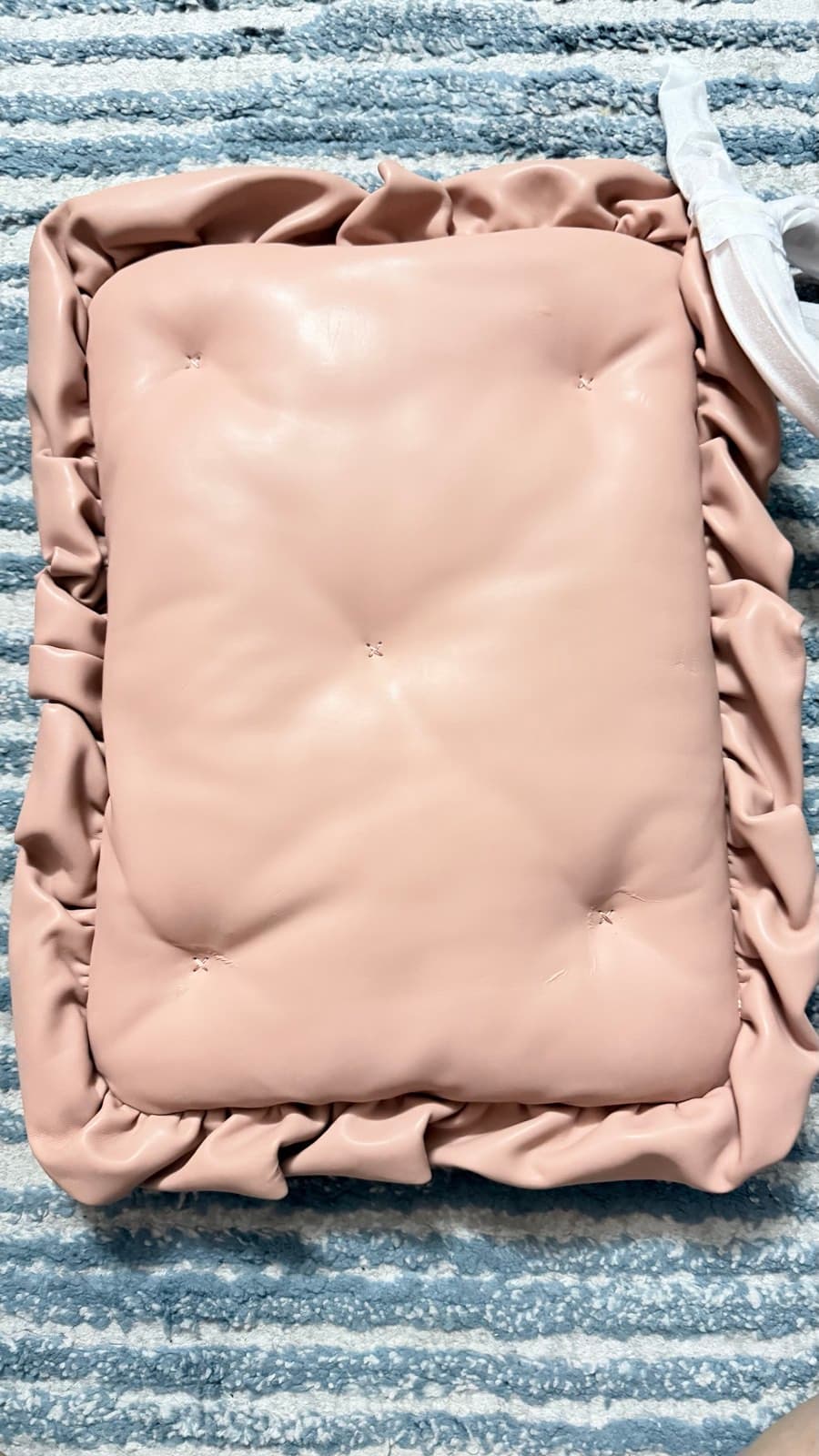 Charles & Keith Padded Ruffle Laptop Bag thumbnail 2