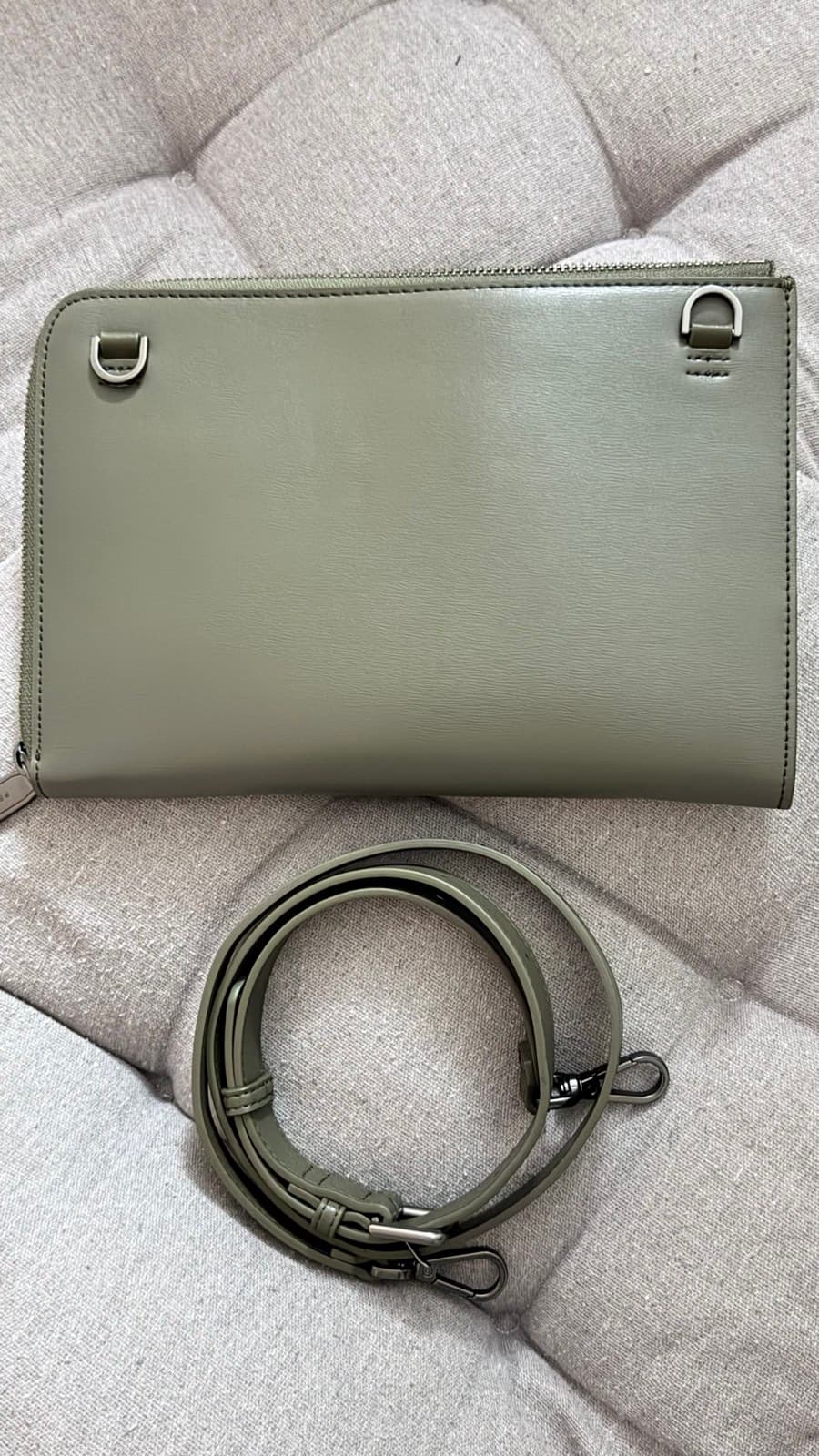 Pedro Green Crossbody | Clutch Bag thumbnail 2