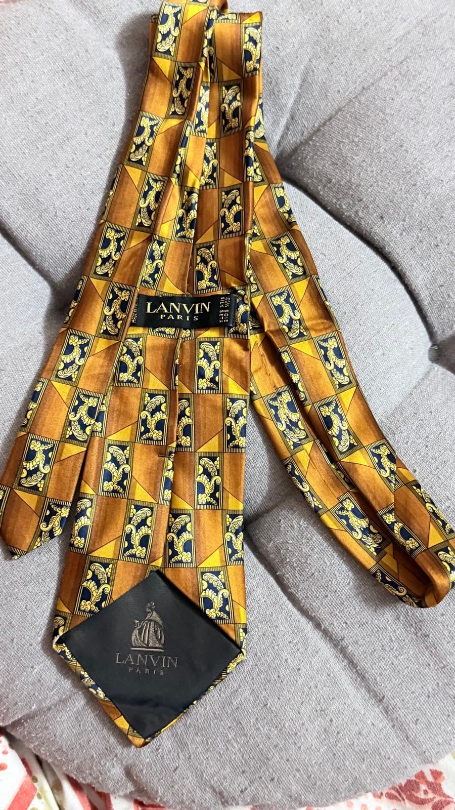 Patterned Silk Tie #1 thumbnail 2