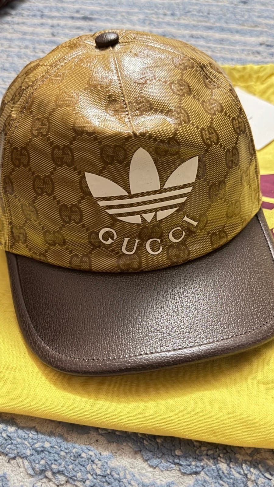 GG x Adidas Monogram Cap
