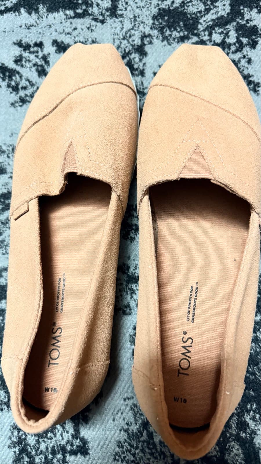 TOMS Rose Beige Suede Espadrilles for women thumbnail 4