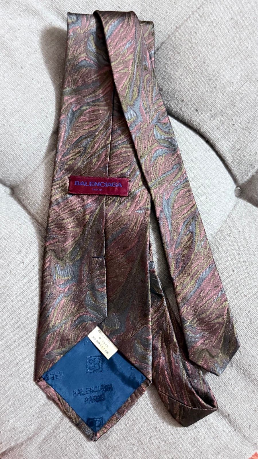 Patterned Silk Tie thumbnail 2