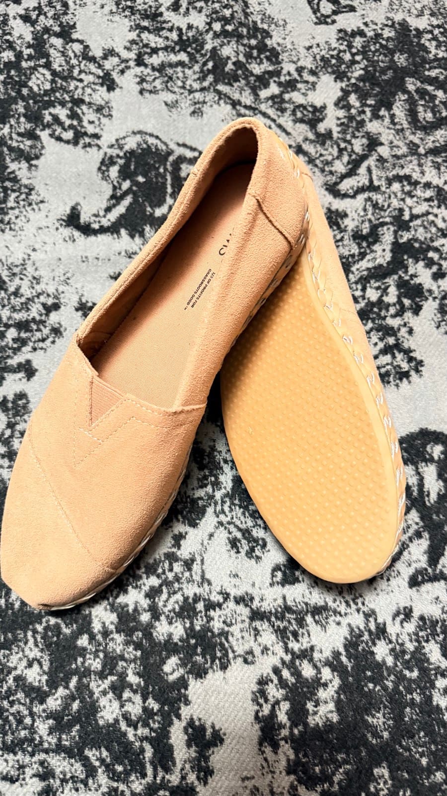TOMS Rose Beige Suede Espadrilles for women thumbnail 2