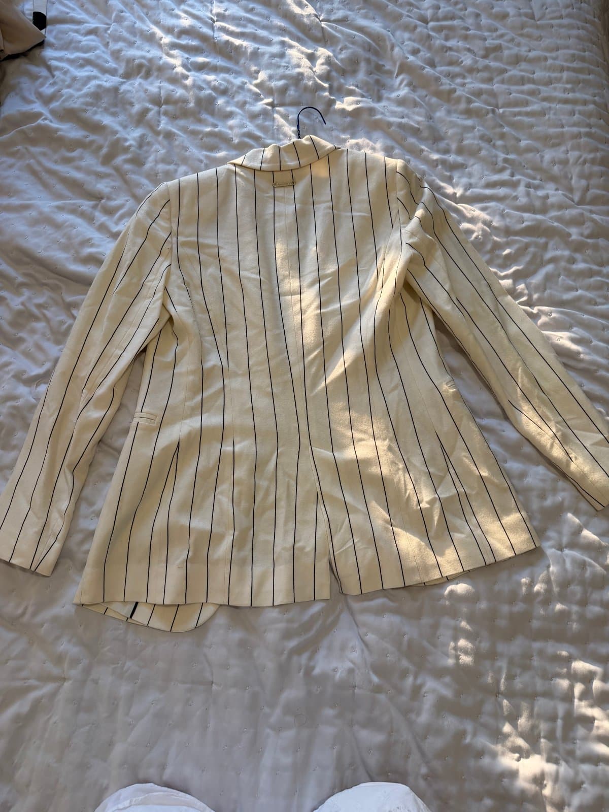 Twinset (Simona Barbieri) women’s pinstriped suit, size S. thumbnail 6