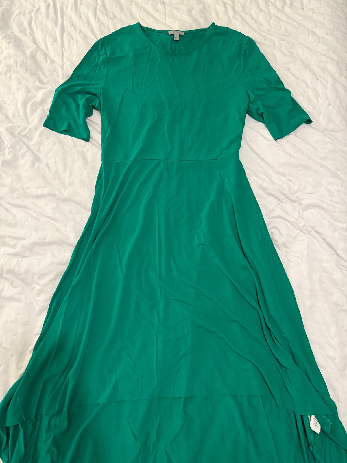 COS Emerald Green Midi Dress – Size M 💚 thumbnail 3