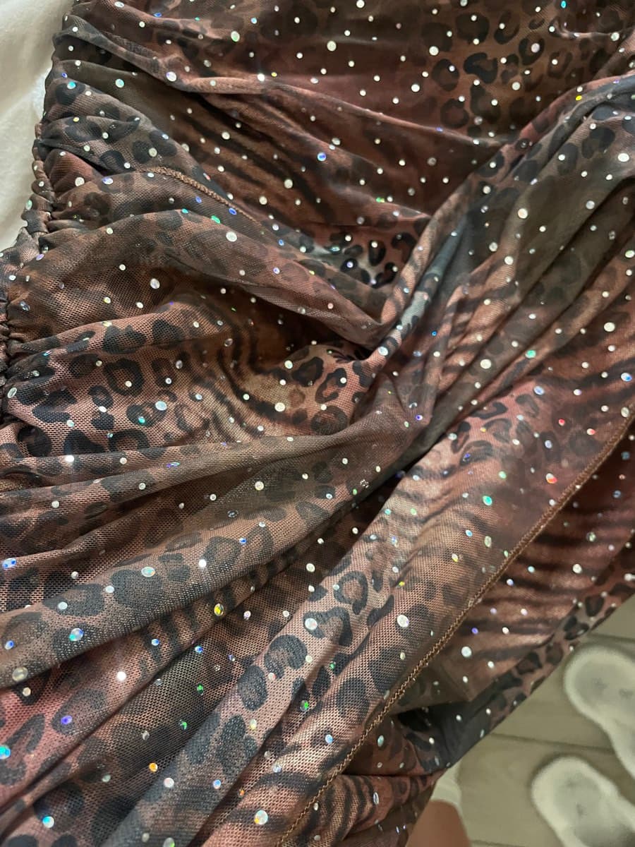 Animal Print Sequin Mini Dress thumbnail 3