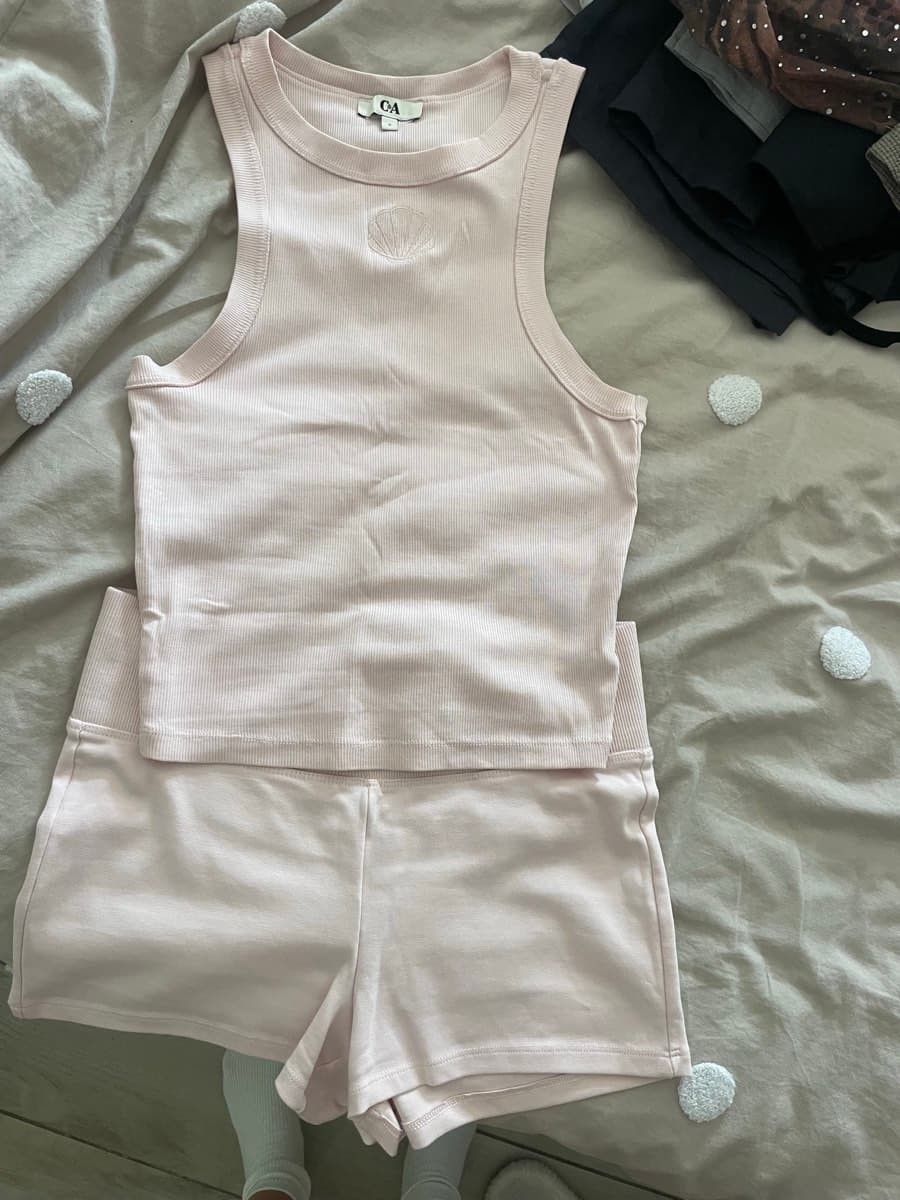 C&A Ribbed Shell Two-Piece