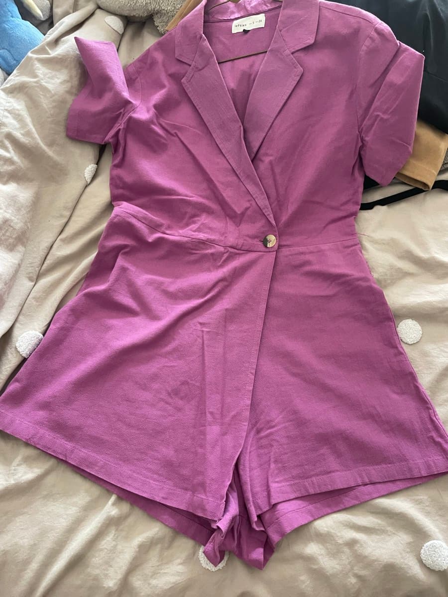Lefties Purple Romper thumbnail 2