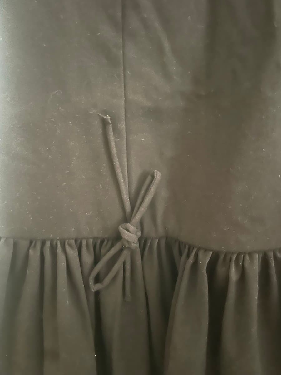 Zara Black Peplum Top thumbnail 5
