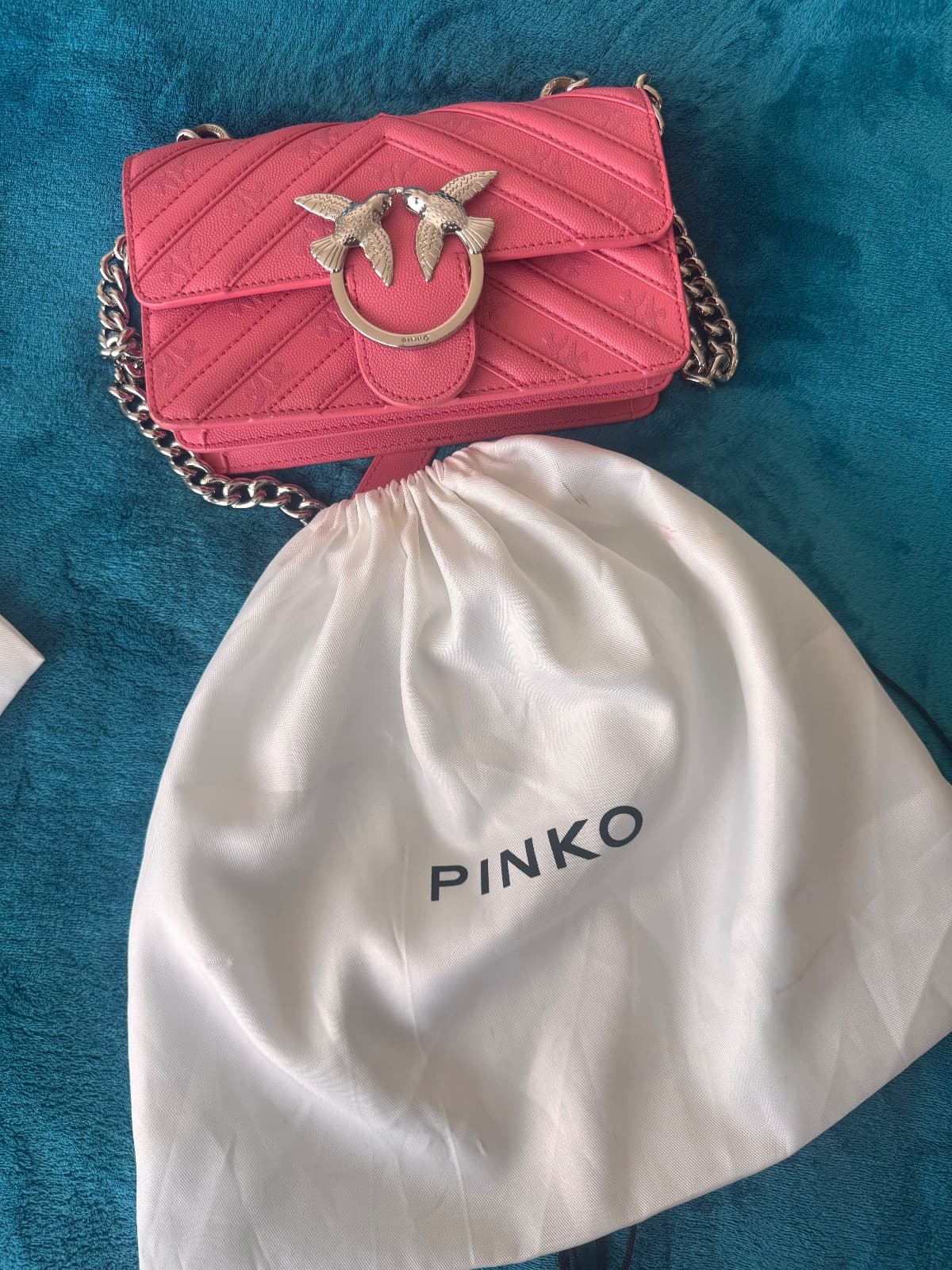 Pinko crossbody leather bag thumbnail 5