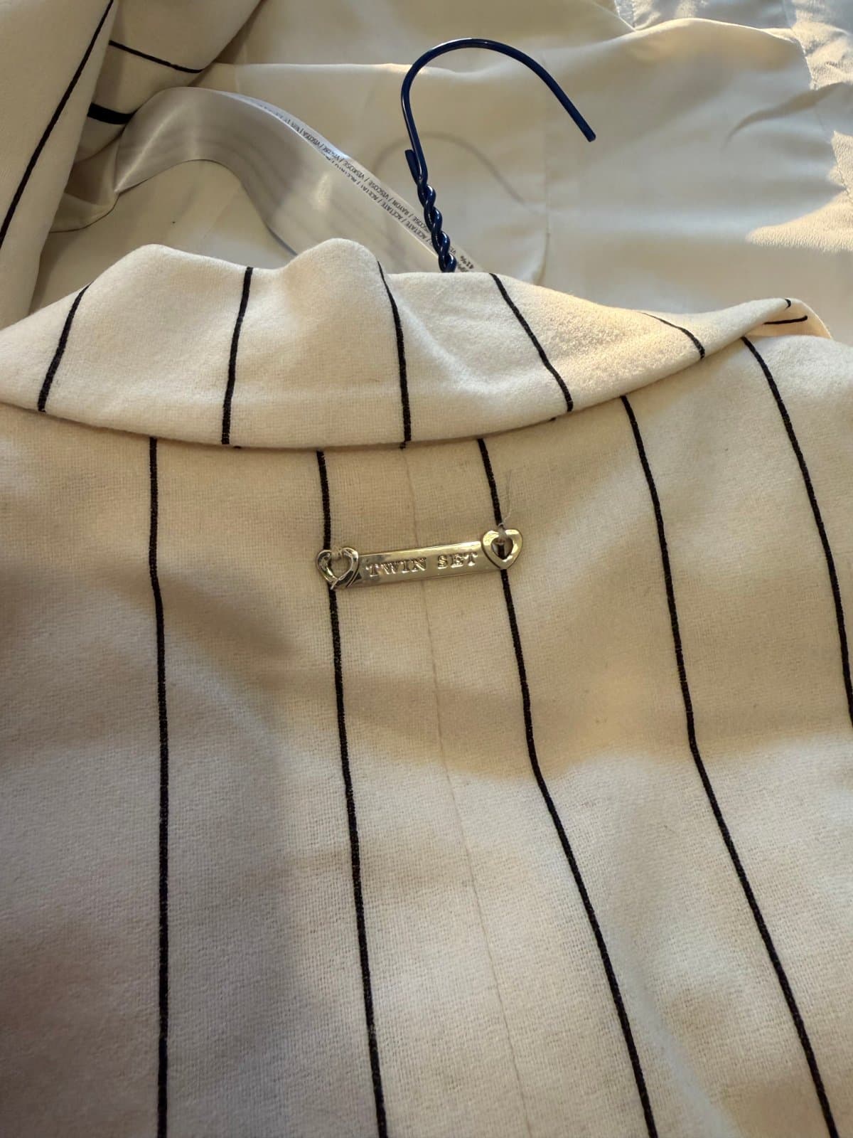 Twinset (Simona Barbieri) women’s pinstriped suit, size S. thumbnail 7