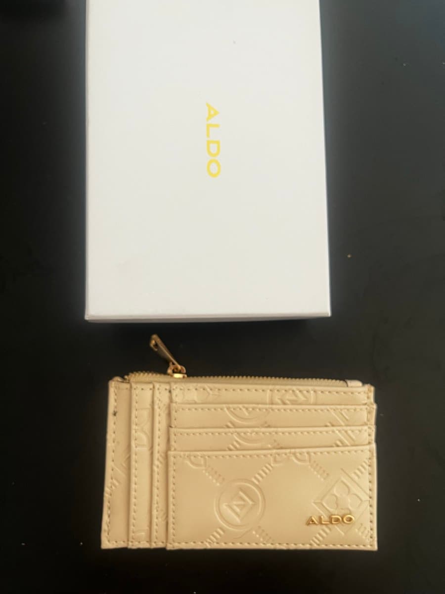 Aldo Beige Card Holder