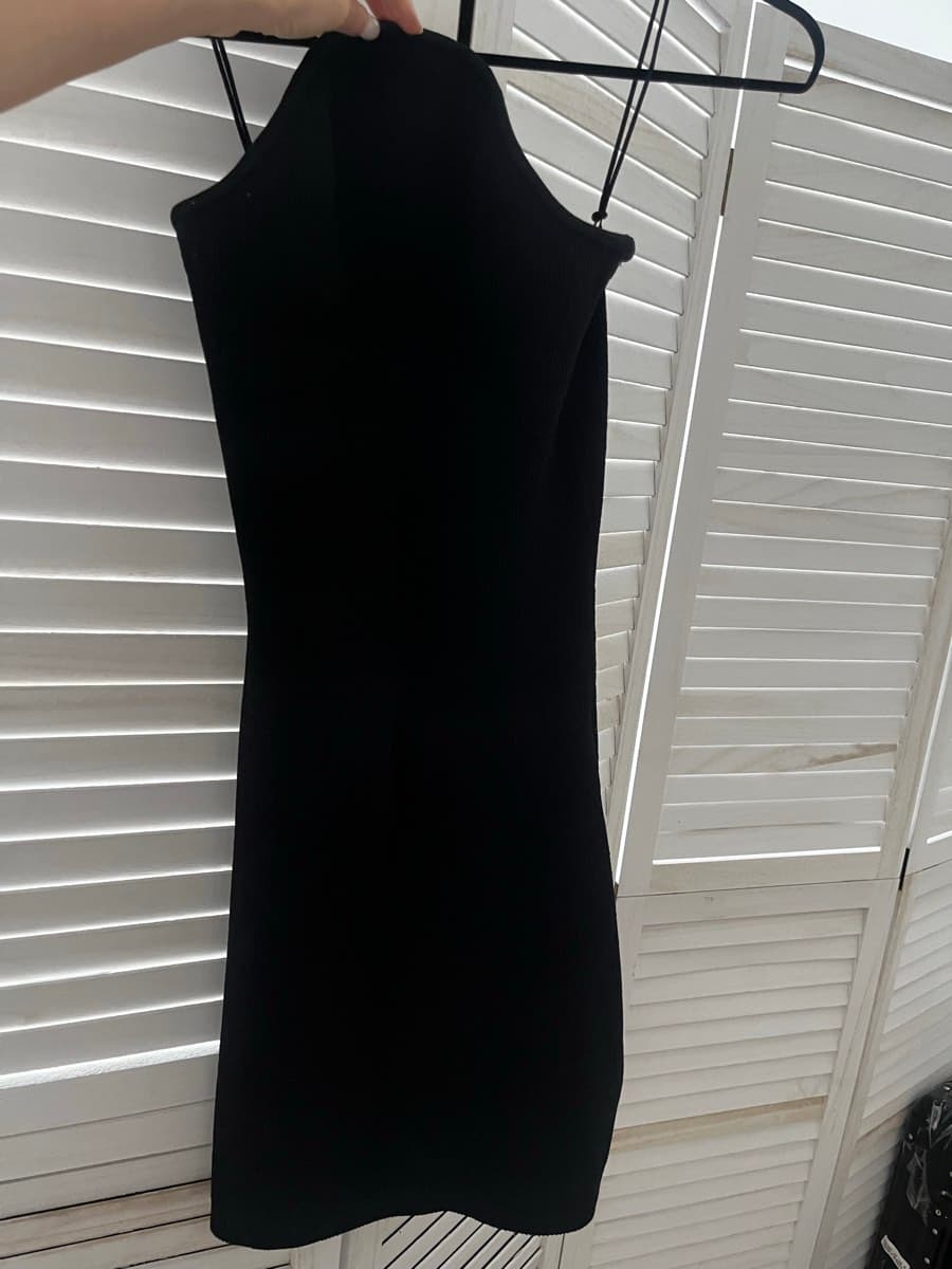 Alexis Black Knit dress thumbnail 3