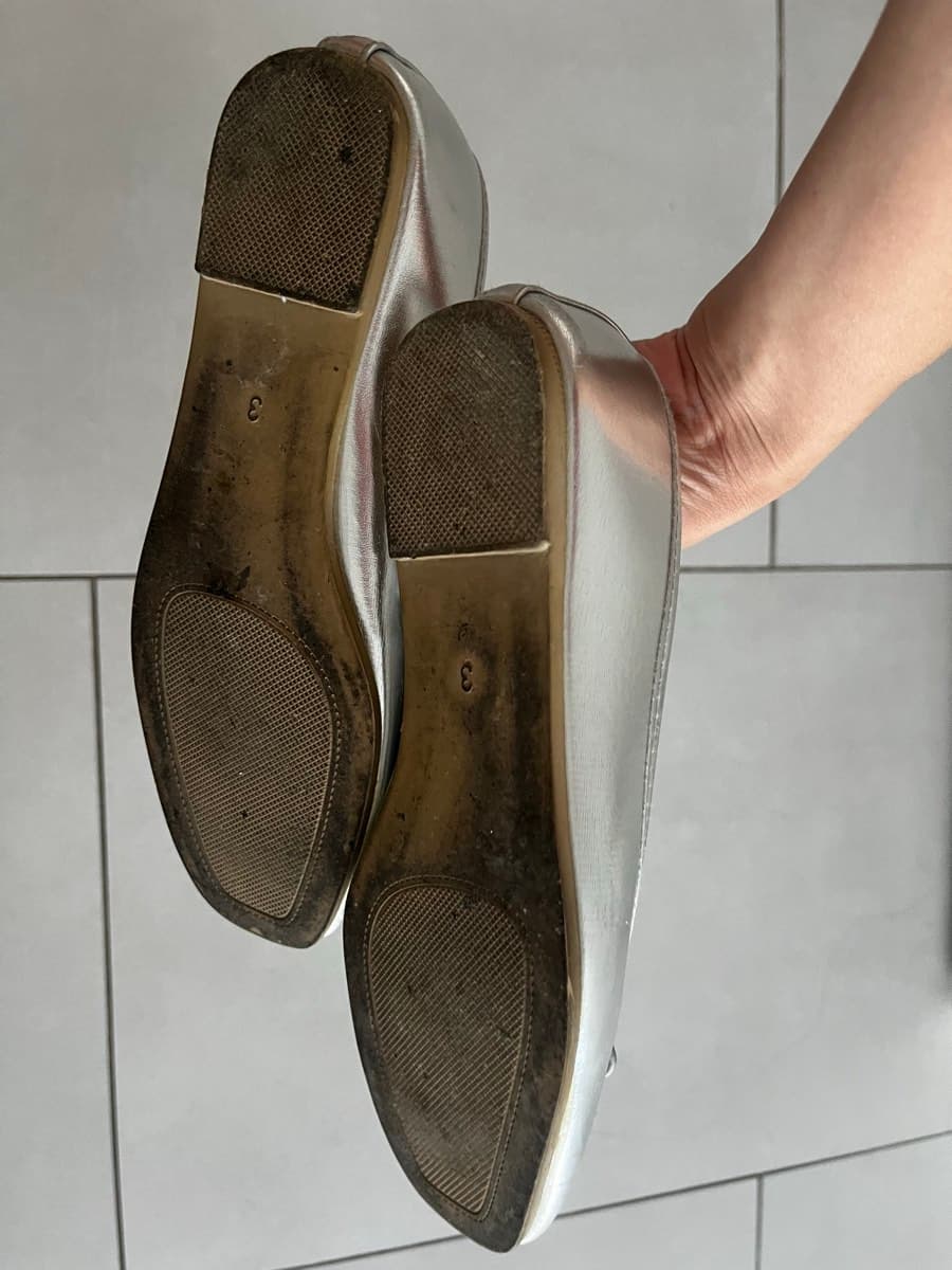 TANGO Silver Ballet Flats thumbnail 2