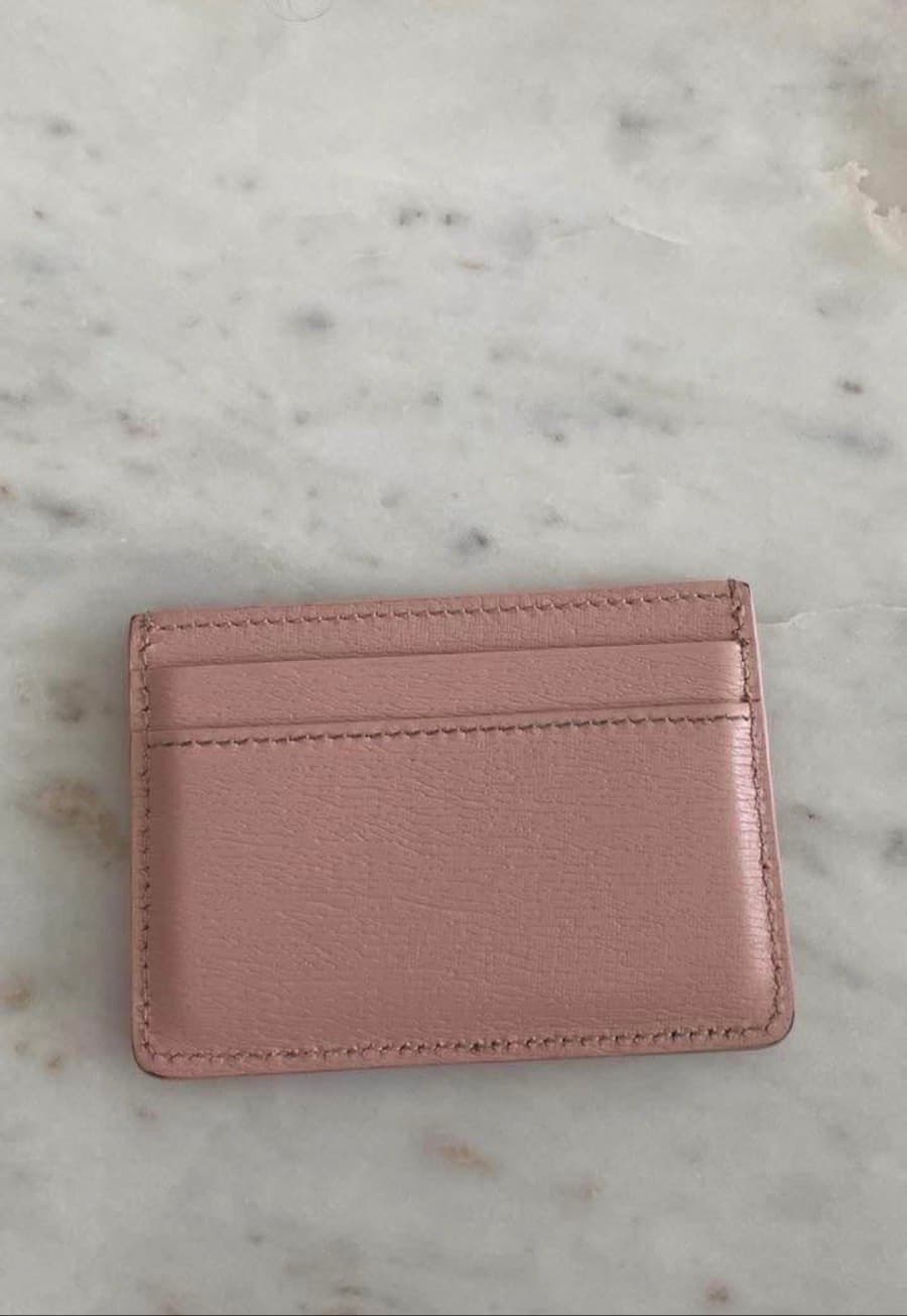 Gucci Pink Leather Cardholder thumbnail 2