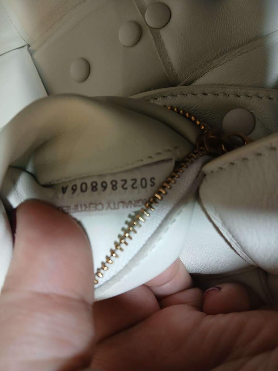 Bottega venetta White Woven Chain Bag thumbnail 3