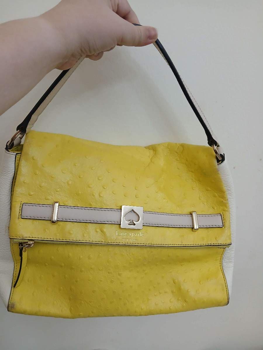 Kate Spade Ostrich-Embossed Bag thumbnail 6