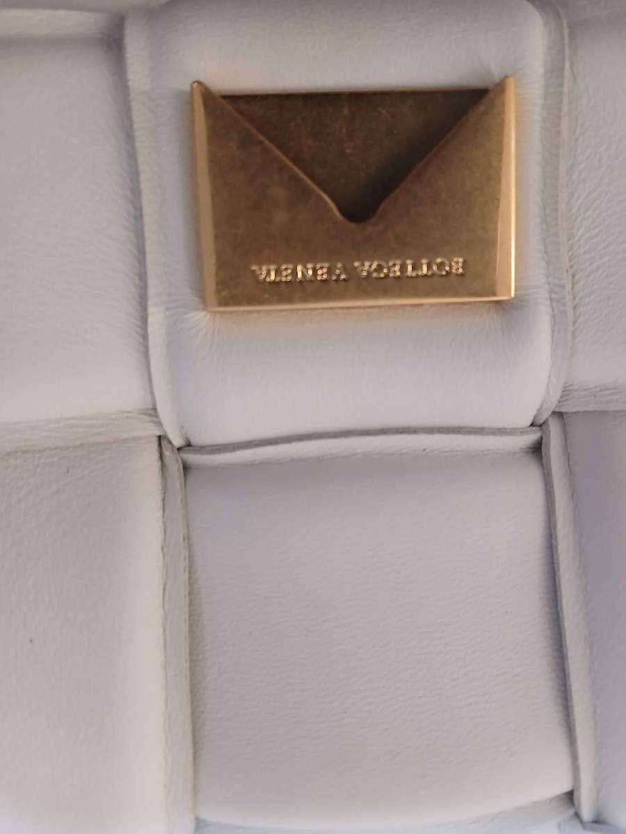 Bottega venetta White Woven Chain Bag thumbnail 8
