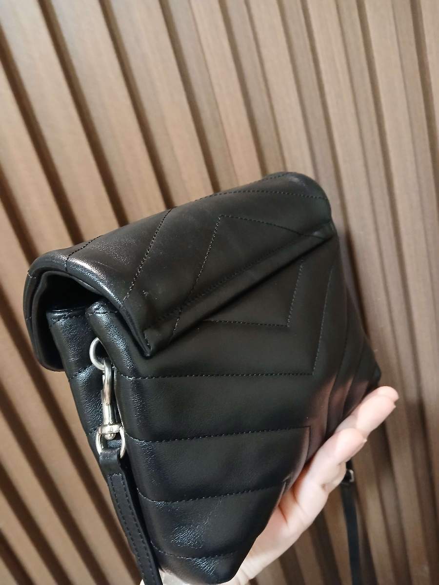 Saint Laurent Quilted Leather Pouch mini loulou with sling thumbnail 4