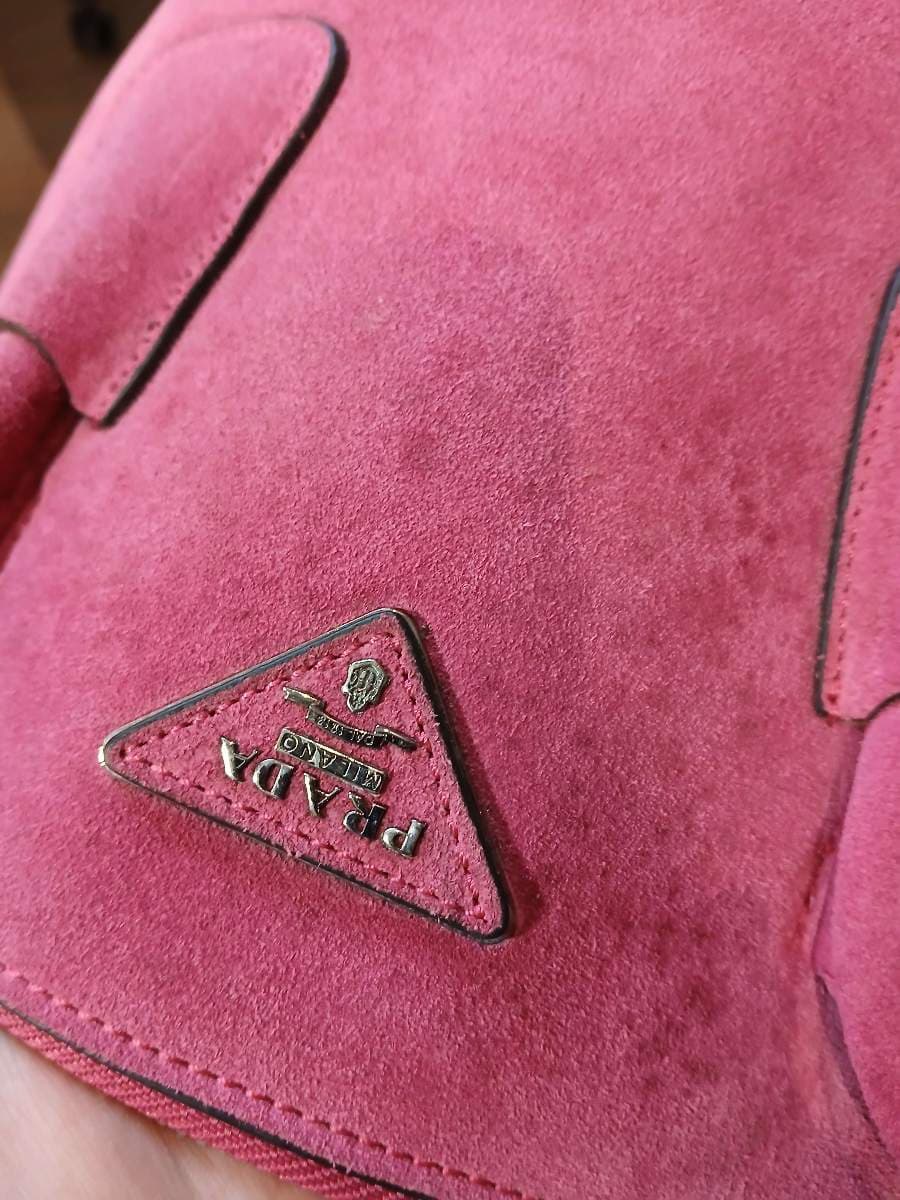 Prada Suede Tote Bag thumbnail 3