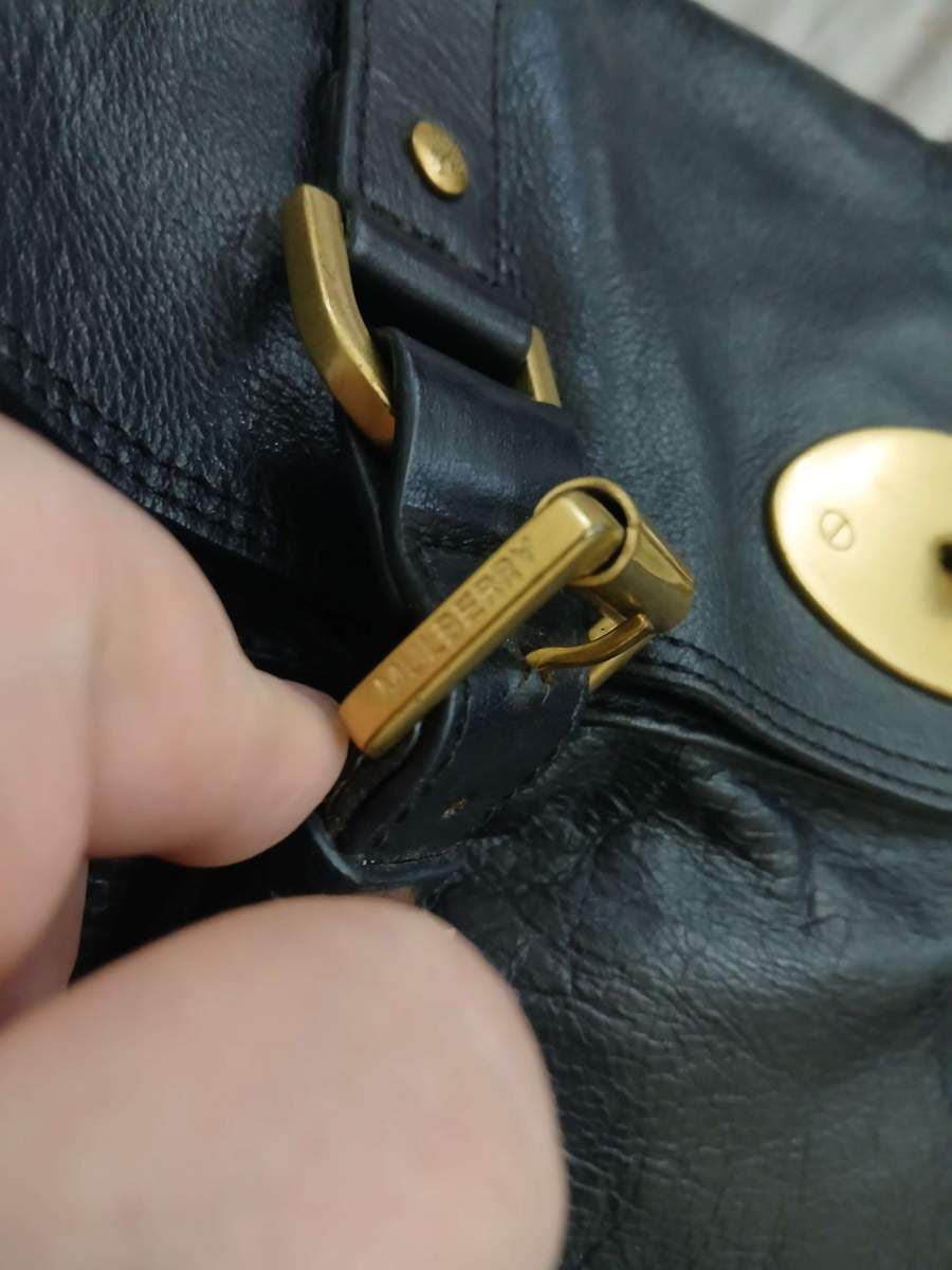 Mulberry Black Leather Satchel thumbnail 10