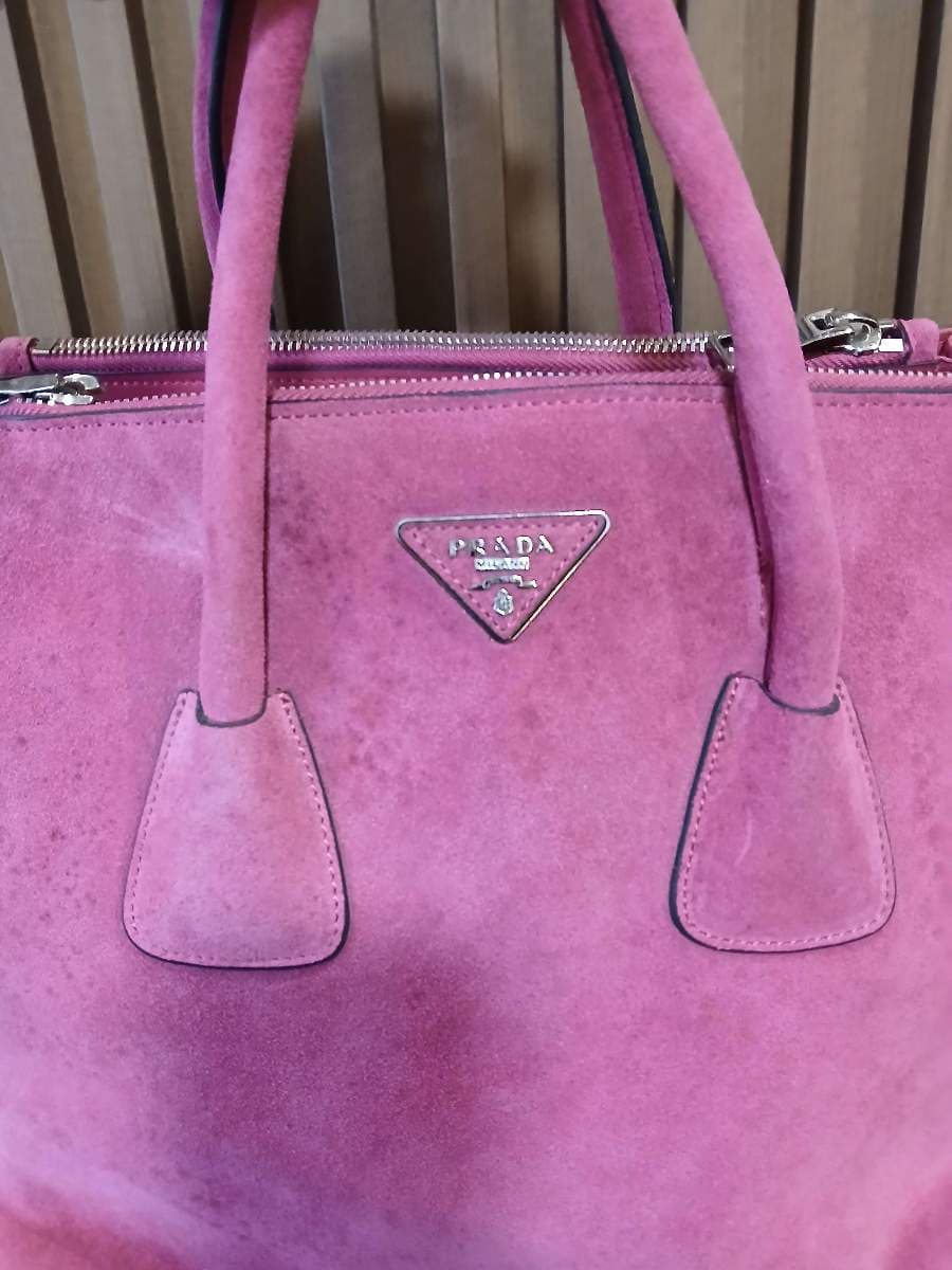 Prada Suede Tote Bag thumbnail 2