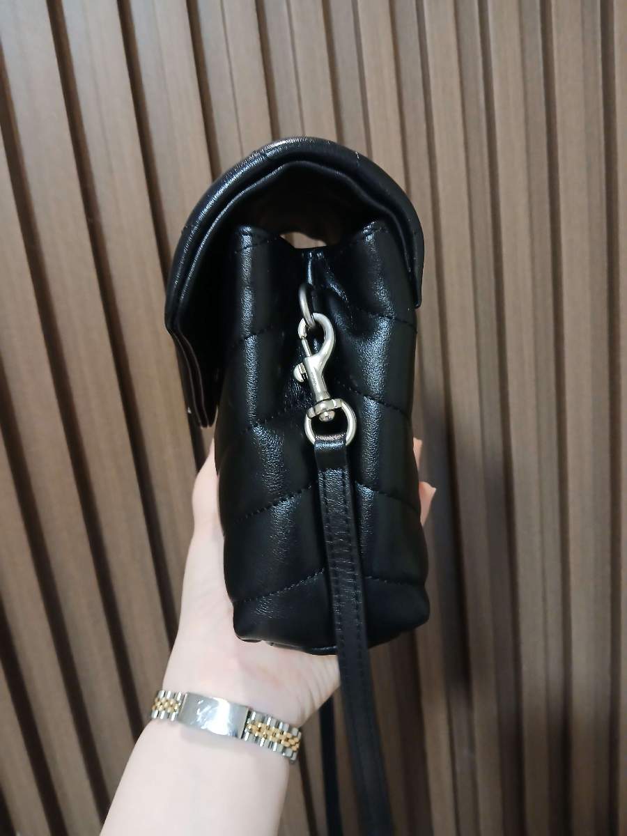 Saint Laurent Quilted Leather Pouch mini loulou with sling thumbnail 5