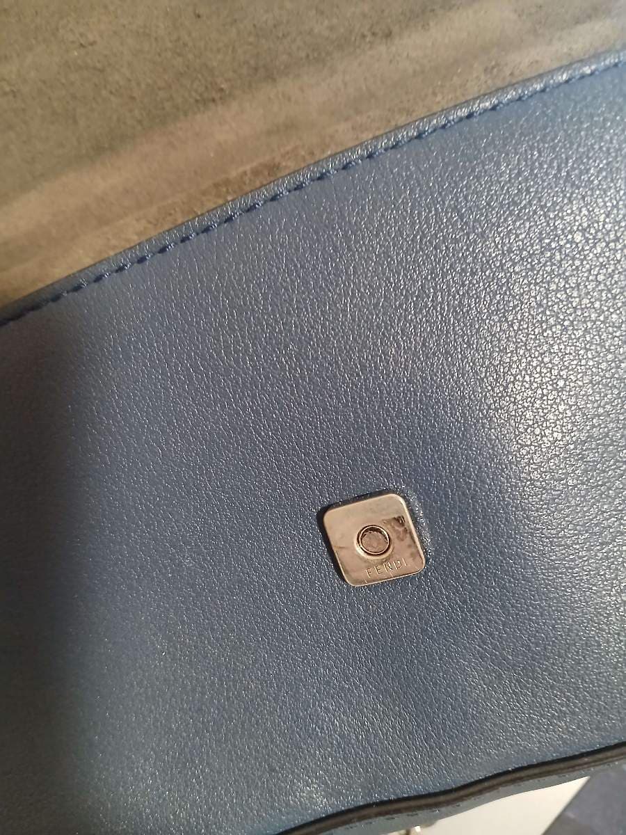 Fendi black Embellished Shoulder Bag with sling thumbnail 8