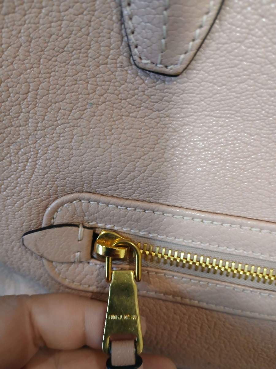 Miu Miu Leather Tote Bag thumbnail 10