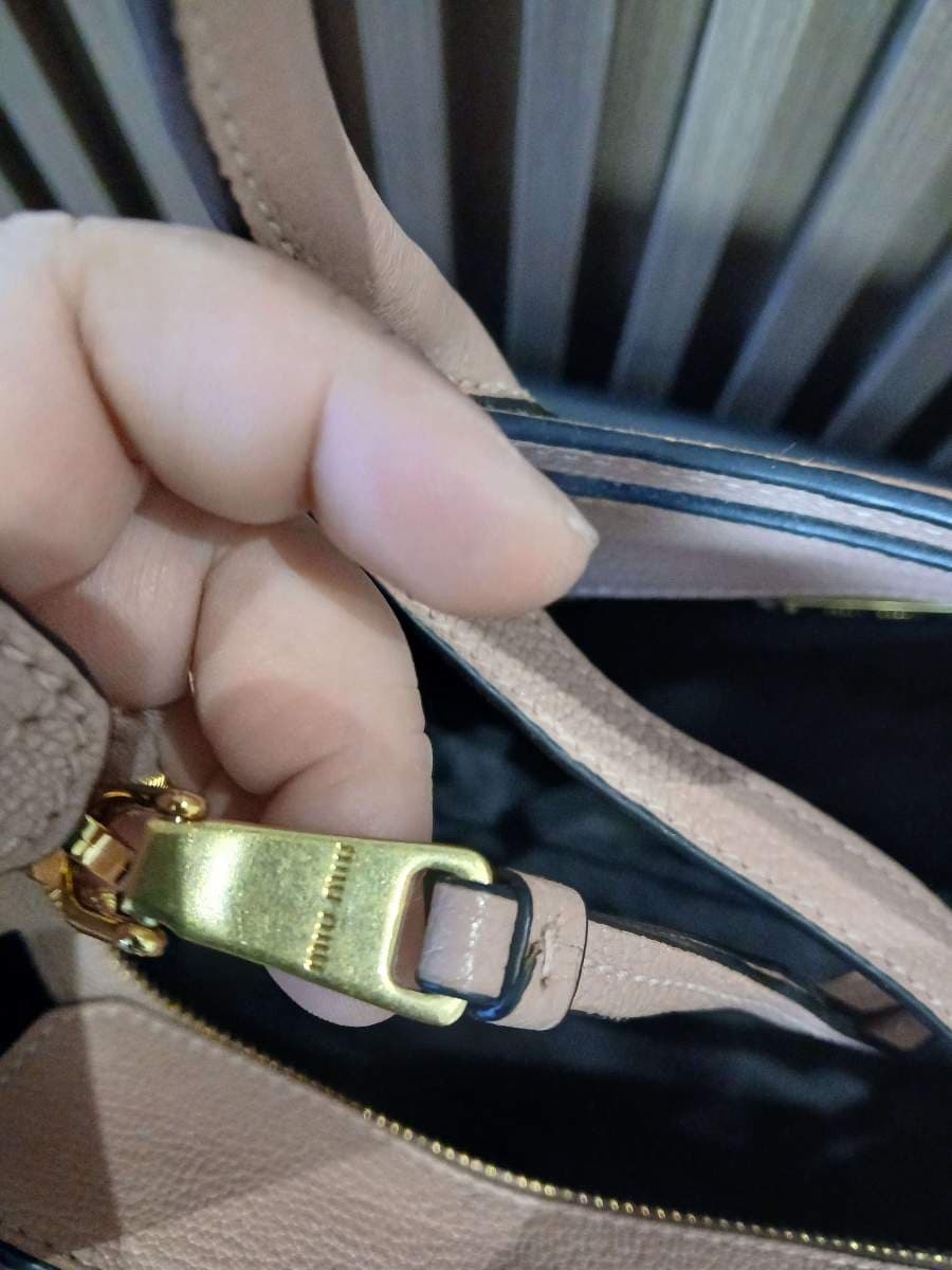 Miu Miu Leather Tote Bag thumbnail 5