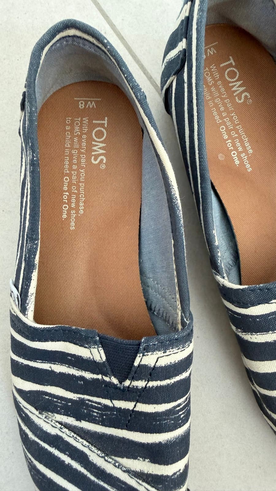 TOMS Striped Canvas Shoes thumbnail 2