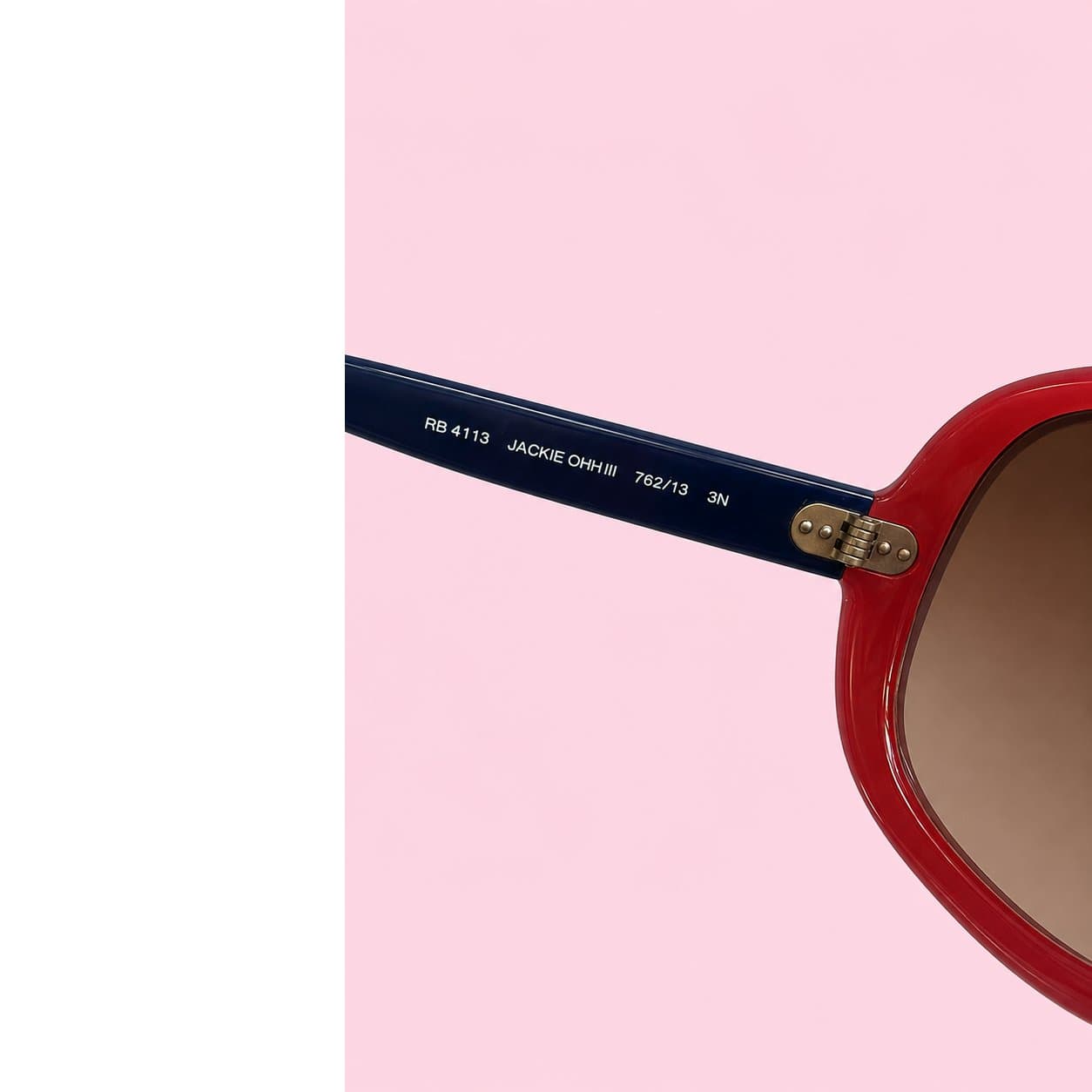 Ray-Ban Jackie Ohh III Sunglasses – Red / Navy thumbnail 4
