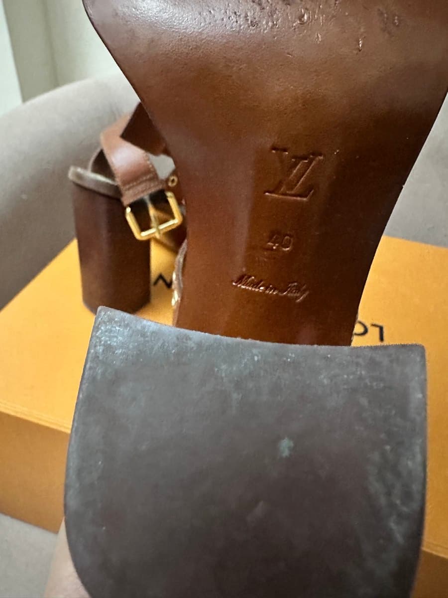 Louis Vuitton Monogram Sandals Size 40 thumbnail 9