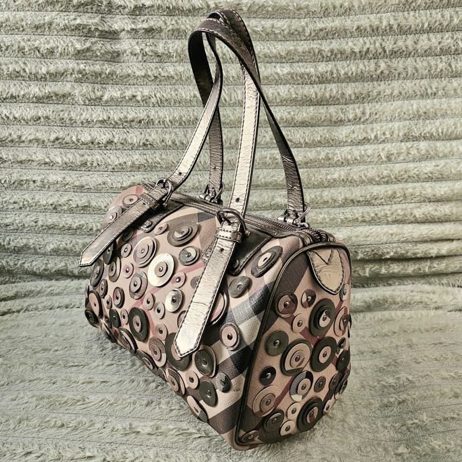 Burberry Check Satchel thumbnail 6