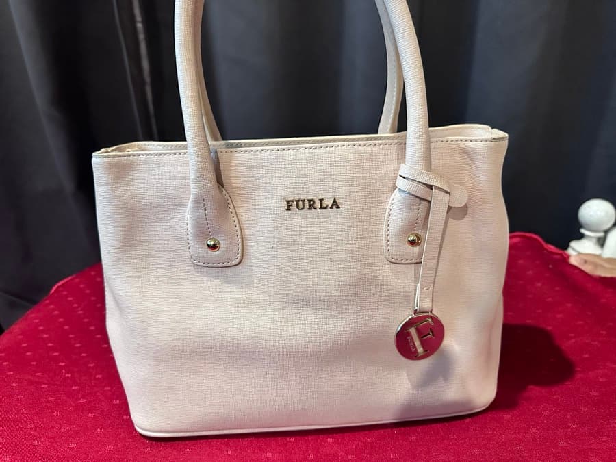 Furla Beige Leather Tote Bag thumbnail 5