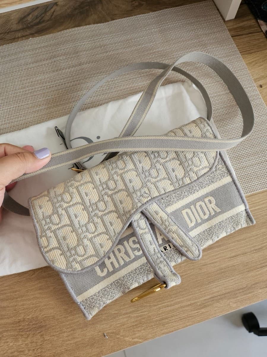 Christian Dior Oblique Saddle Shoulder Bag thumbnail 2