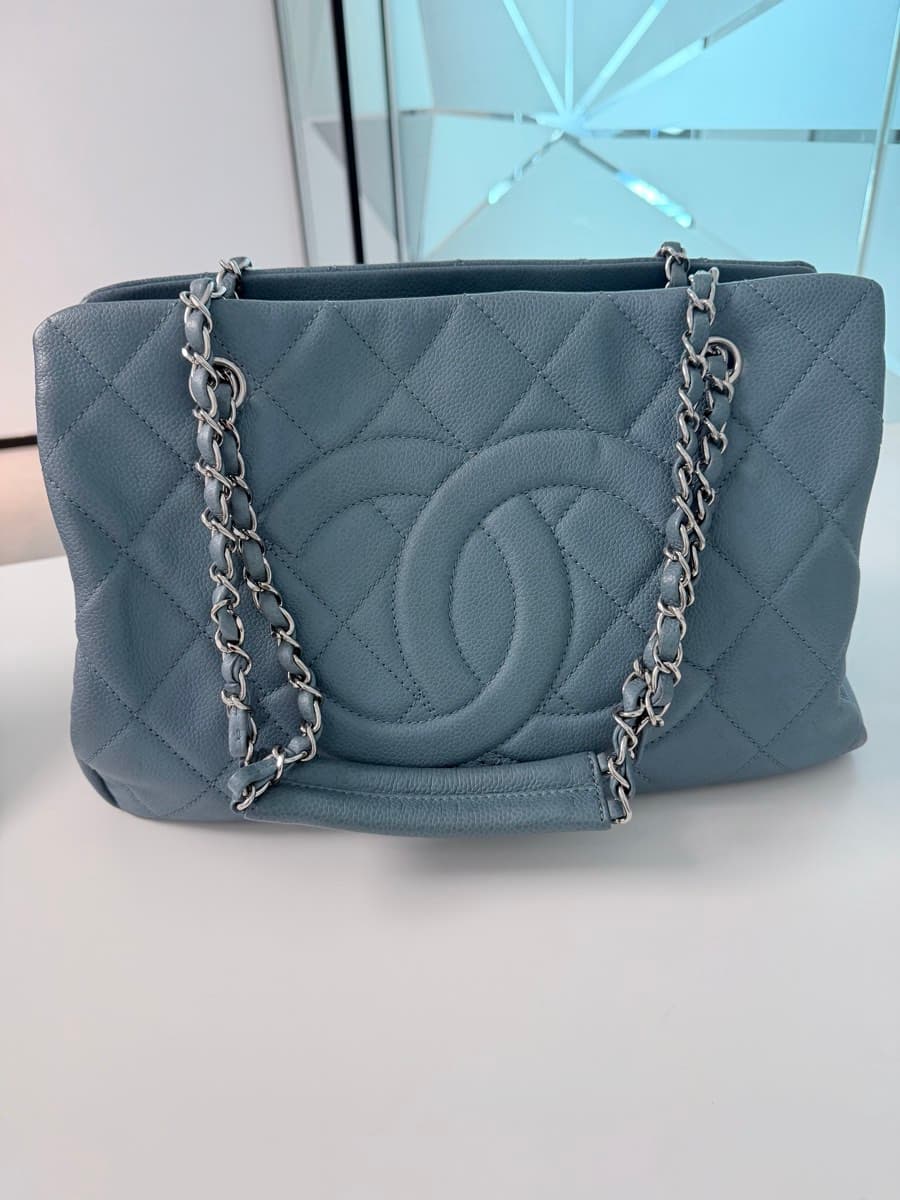 Chanel Quilted Leather Timeless Tote thumbnail 10